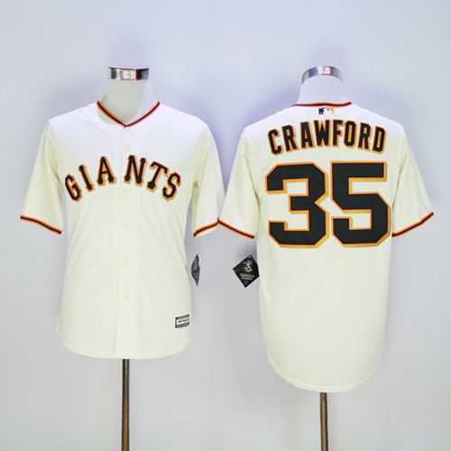 San Francisco Giants #35 Brandon Crawford Cream New Cool Base Stitched MLB Jersey,We sell and wholesale San Francisco Giants #35 Brandon Crawford Cream New Cool Base Stitched MLB Jersey on line form chian!